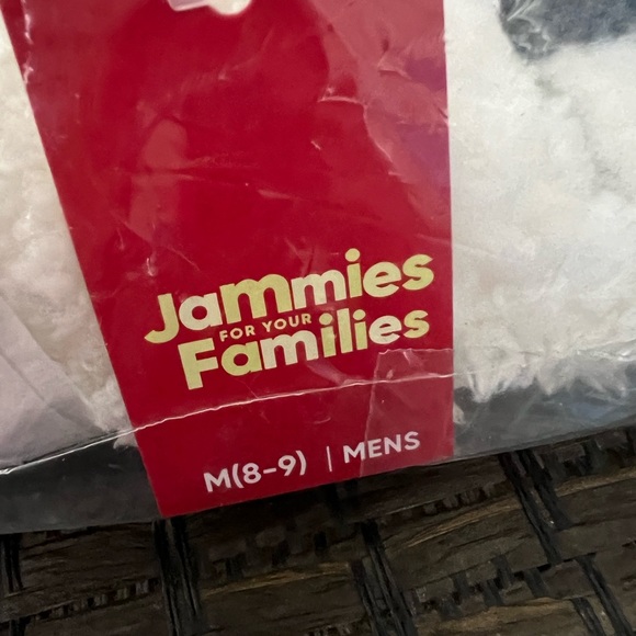 Jammies for Families Papa Reindeer Slipper Men’s Size Medium (8-9)Holiday - Picture 6 of 7